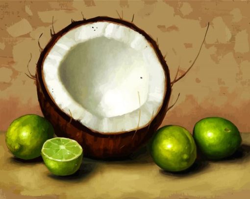 Coconut And Limes paint by number