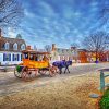 Colonial Williamsburg Center paint by numbers