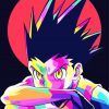 Colorful Gon Freecss paint by numbers