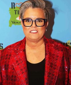 Comedian Rosie Odonnell paint by numbers