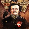 Creepy Allan Poe paint by number