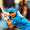Cricketer Dhoni paint by number