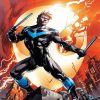 DC Comic Nightwing Hero paint by numbers