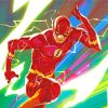 Dc Flash Hero paint by number