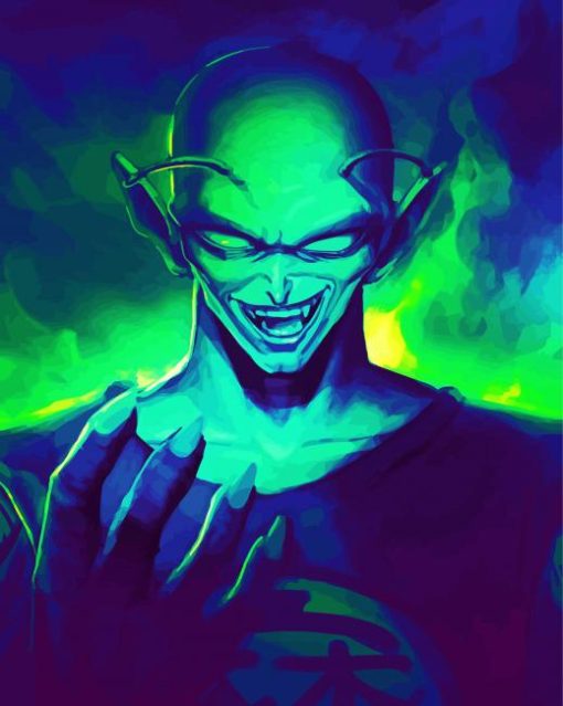 Demon Piccolo paint by number