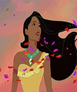 Aesthetic Girl In Disney Paint By Numbers 