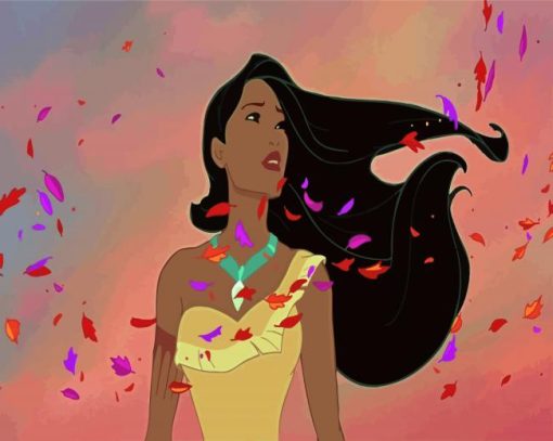 Disney Pocahontas paint by number