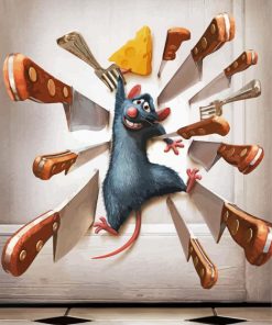 Disney Ratatouille paint by numbers