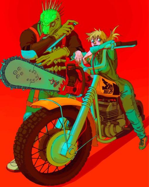Dorohedoro Illustration paint by numbers