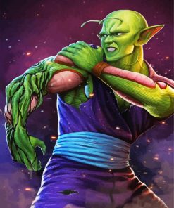 Dragon Ball Z Piccolo paint by number