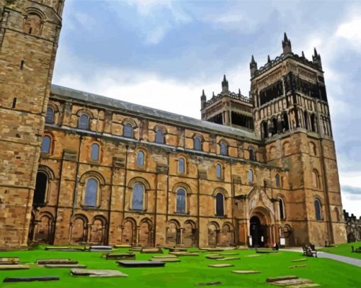 Durham Cathedral paint by number