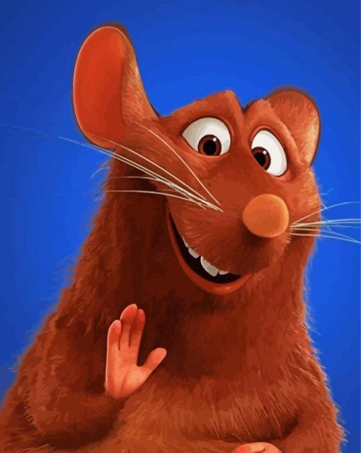Emile From Ratatouille paint by number