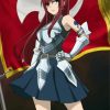 Erza Scarlet Fairy Tail Anime paint by numbers