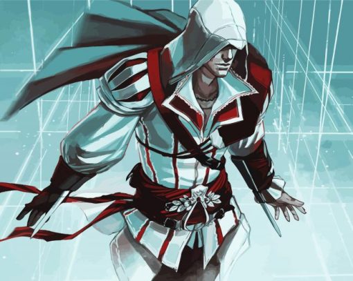 Ezio Auditore paint by numbers