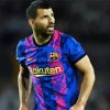 FCB Player Sergio Aguero paint by numbers