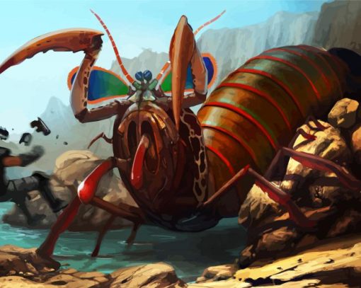 Fantasy Shrimp paint by numbers