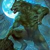 Fantasy Werewolf paint by numbers