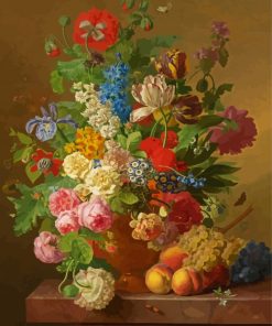 Flowerpiece By Frans Van Dael paint by number