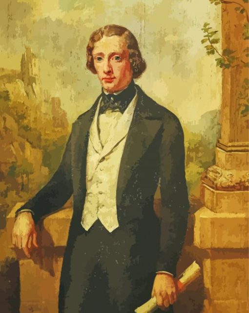 Frederic Chopin Portrait paint by number