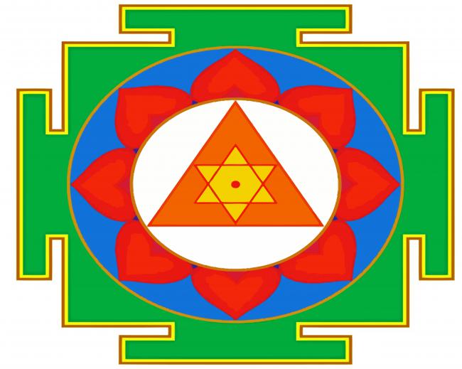 Ganesha Yantra paint by numbers