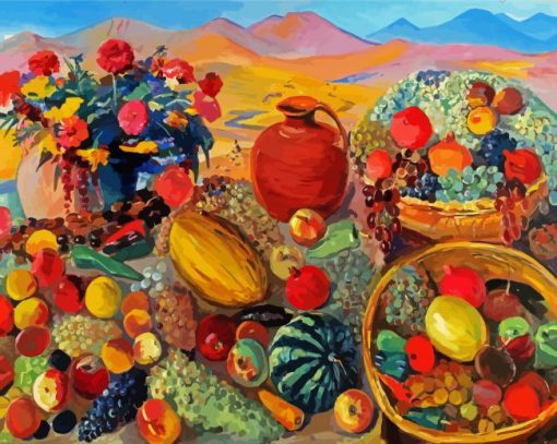 Gifts Of Autumn By Saryan paint by number