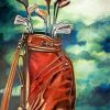 Golf Bag paint by number