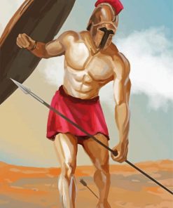 Greek Achilles paint by number
