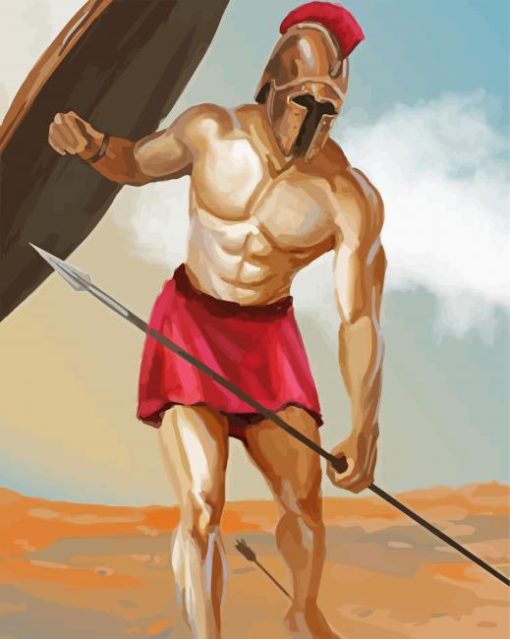 Greek Achilles paint by number