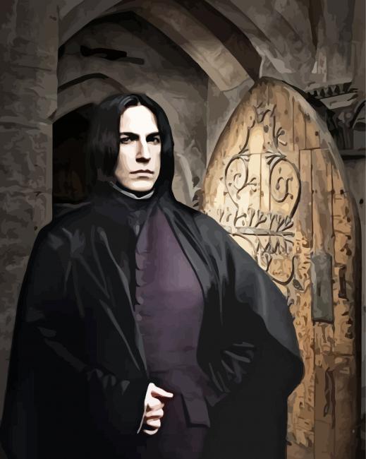 Harry Potter Severus paint by number