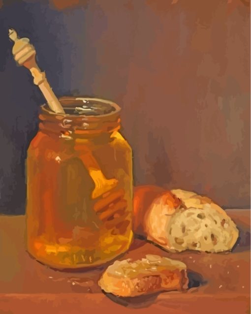 Honey And Bread paint by number