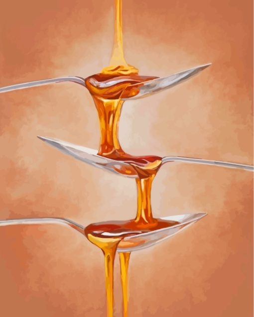 Honey Spoons paint by number