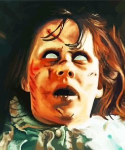 Horror Movie Exorcist paint by number