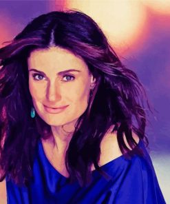 Idina Menzel Actress paint by numbers