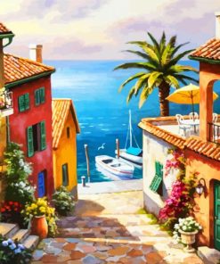 Italian Village paint by numbers