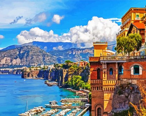Italy Sorrento paint by numbers