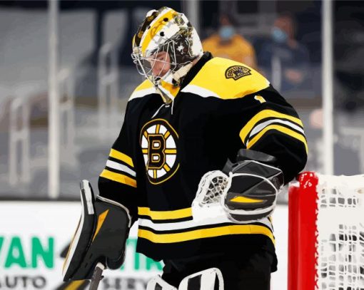 Jeremy Swayman Boston Bruins Player paint by number