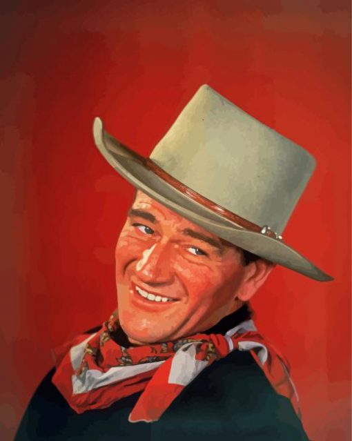 John Wayne paint by number