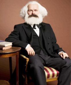 Karl Marx paint by numbers