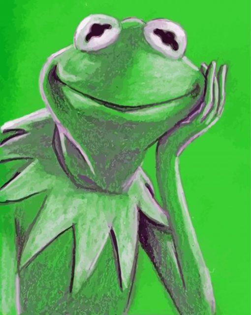 Kermit Illustration paint by numbers