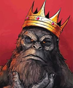 King Gorilla paint by numbers