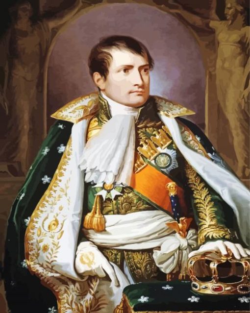 King Napoleon paint by number