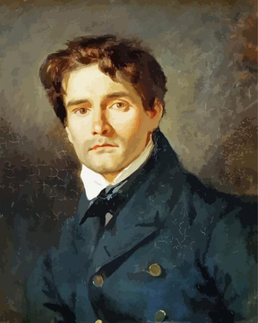 Leon Riesener Eugene Delacroix paint by number