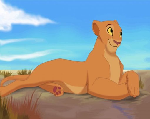 Lioness Nala paint by numbers