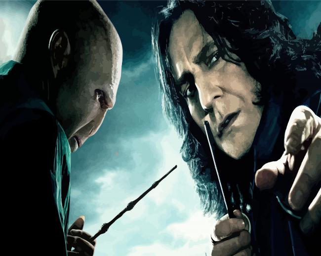 Lord Voldemort And Professor Servus paint by numbers
