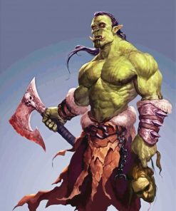 Lord Of The Rings Orc paint by number