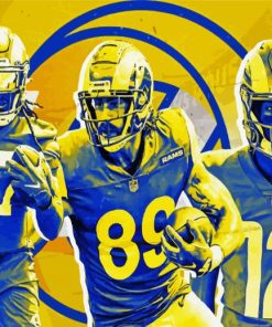 Los Angeles Rams American Team paint by numbers