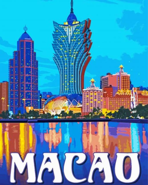 Macao Poster paint by numbers