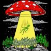 Magic Toadstool Alien paint by number