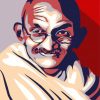 Mahatma Gandhi Pop Art paint by number