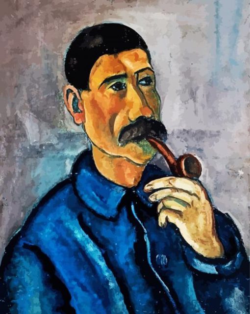 Man With Pipe paint by number
